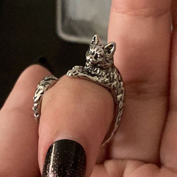 fashion ring adjustable cat ring - Picture 1 of 9